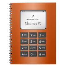 Mi otro teléfono - cuaderno anaranjado