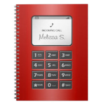Mi otro teléfono - cuaderno rojo