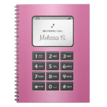 Mi otro teléfono - cuaderno rosado