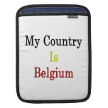 Mi país es Bélgica Fundas Para iPads