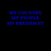 MI PAÍS MI GENTE MI PRESIDENTE camisetas