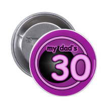 ¡Mi papá 30! Pins