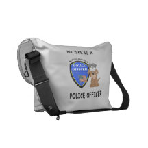 Mi papá de la policía bolsas de mensajería
