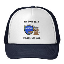 Mi papá de la policía gorro de camionero