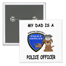 Mi papá de la policía pin