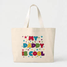 Mi papá es camisetas y regalos frescos bolsas lienzo