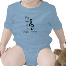 Mi papá es músico trajes de bebé