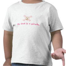 Mi papá es pirata camisetas