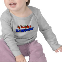 Mi papá es superhéroe camisetas