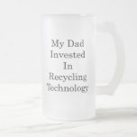 Mi papá invertido en el reciclaje de tecnología taza de café