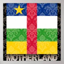 Mi patria la República Centroafricana Posters