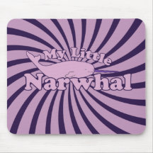 Mi pequeña parodia de Narwhal Alfombrillas De Ratones
