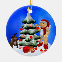Mi pequeño ángel: Christmastime Adorno De Navidad
