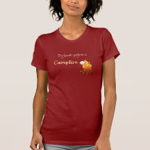 Mi perfume preferido es el caminar que acampa de l camiseta