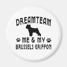 Mi perro de Bruselas Griffon Imán