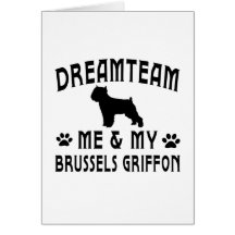 Mi perro de Bruselas Griffon Tarjeta