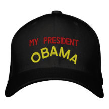 MI PRESIDENTE, OBAMA GORRAS BORDADAS