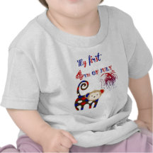 Mi primer el 4 de julio camisetas
