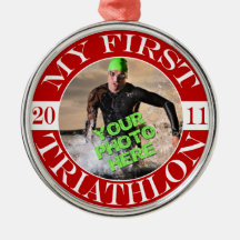 Mi primer Triathlon - 2011 Adornos De Navidad