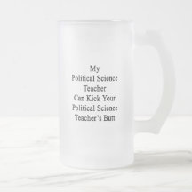 Mi profesor de ciencias político puede golpear su  tazas