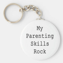 Mi roca de las habilidades de Parenting Llavero