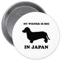 Mi salchicha de Frankfurt es grande en Japón Pin