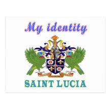 Mi Santa Lucía de la identidad Postales