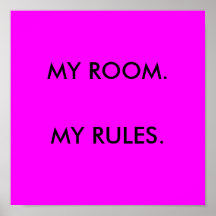 MI SITIO, MI poster de las REGLAS