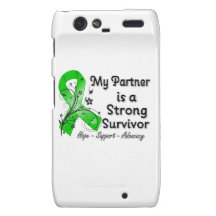 Mi socio es una cinta fuerte del verde del supervi droid RAZR funda