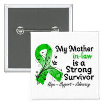 Mi suegra es una cinta fuerte del verde del superv pin