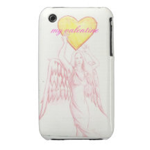mi tarjeta del día de San Valentín iPhone 3 Protectores