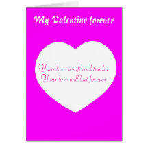 Mi tarjeta del día de San Valentín para siempre