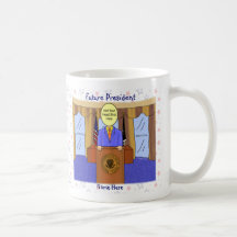 Mi taza futura del presidente café del niño