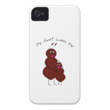 Mi tía Loves Me Case-Mate Case iPhone 4 Case-Mate Cárcasas