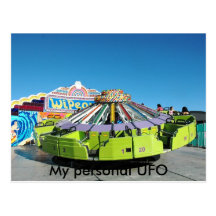 Mi UFO personal Tarjeta Postal