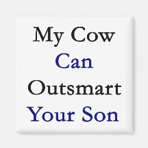 Mi vaca puede Outsmart a su hijo Iman