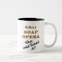 Mi vida es una taza de Richard de la telenovela