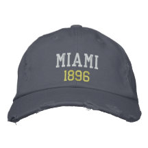 MIAMI 1896 GORRAS BORDADAS