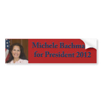 Micaela Bachmann para el presidente 2012 pegatinas de parachoque