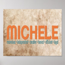 {Micaela} impresión conocida del significado Impresiones
