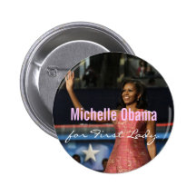 Michelle Obama para primera señora Button Pins