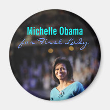 Michelle Obama para primera señora Magnet Imanes