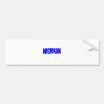 MICHIGAN PEGATINA DE PARACHOQUE