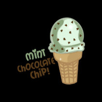 Microprocesador de chocolate de la menta con el te camisetas