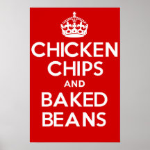 MICROPROCESADORES del POLLO y HABAS COCIDAS Posters