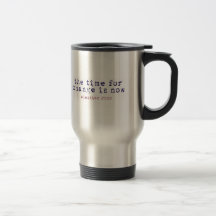 Mida el tiempo para el cambio - elección 2008 taza de café