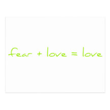 miedo + amor = amor postal