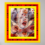 ¡MIEDO DEL POSTER DEL ~ COULROPHOBIA DE LA PARANOI