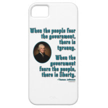 Miedo y gobierno iPhone 5 Case-Mate cárcasas
