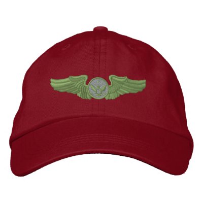 Miembro alistado de la tripulación aérea gorras bordadas